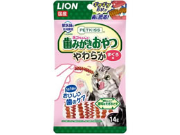 LION PETKISS ネコちゃんの歯みがきおやつ まぐろ味 14g
