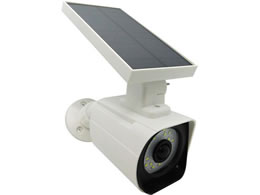 ブロードウォッチ ソーラー式 カメラ型LED警告灯 SOL-CAM-LED