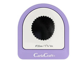 カール事務器 メガジャンボ クラフトパンチ スカロップ 35mm CN45011