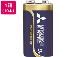三菱電機 アルカリ乾電池9V形 10本 6LF22EXD 1S