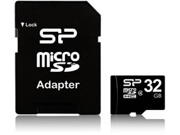 シリコンパワー microSDHCカード class4 32GB SPJ032GMSDC04